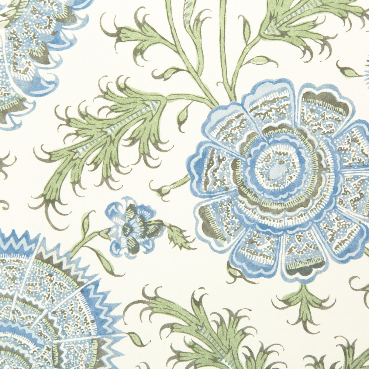 Lee Jofa INDIENNES FLORAL WP SEA Wallpaper