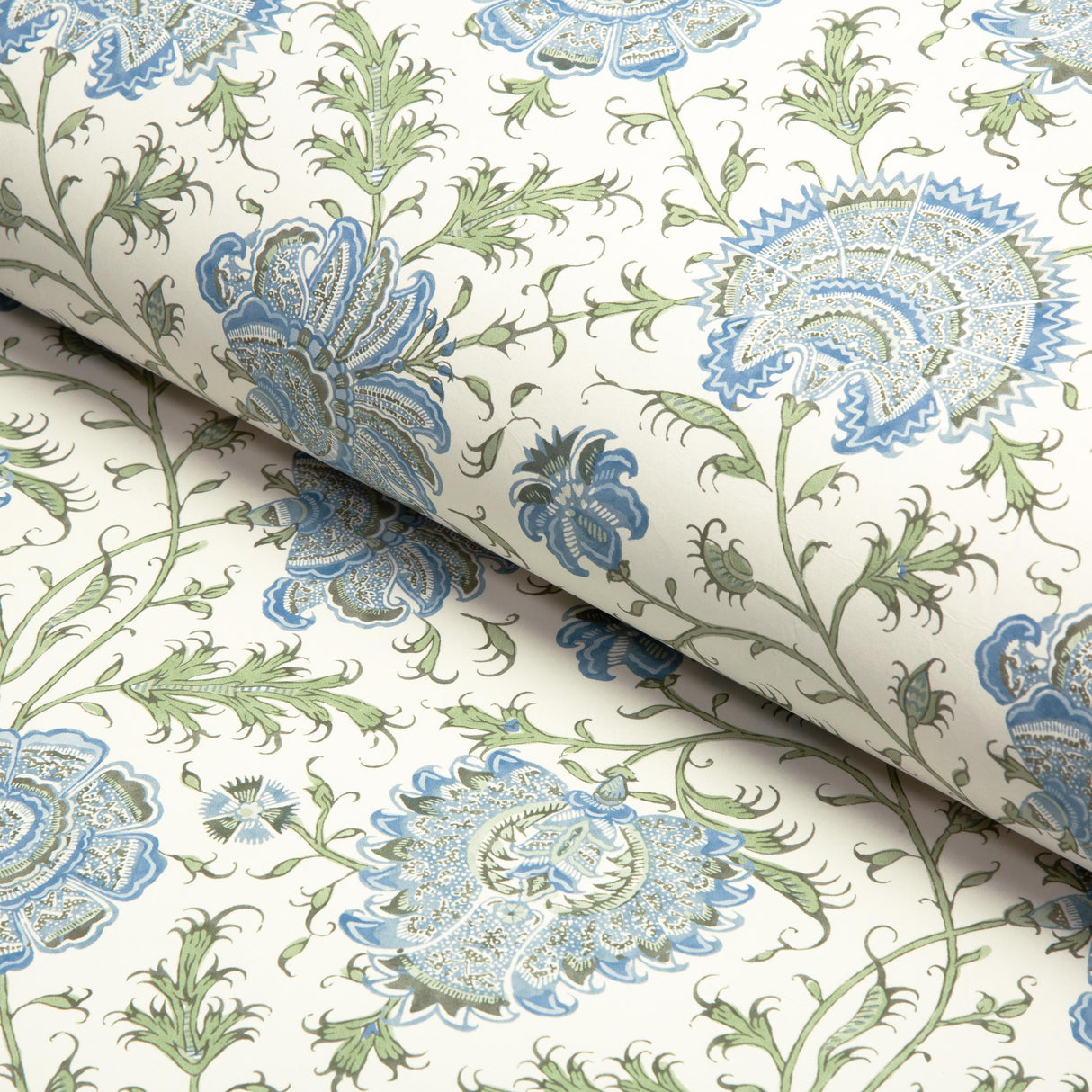 Lee Jofa INDIENNES FLORAL WP SEA Wallpaper