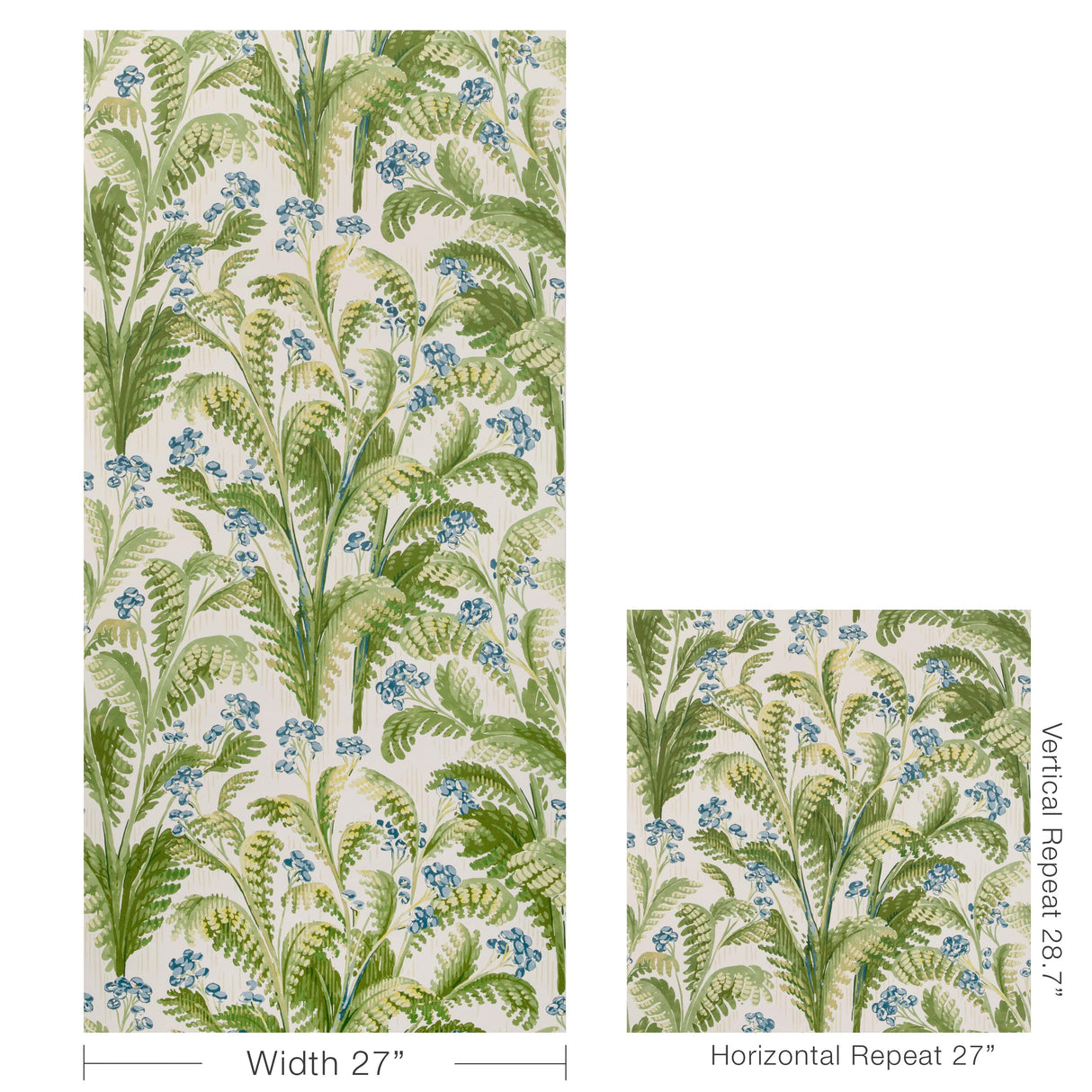 Lee Jofa PASHLEY PAPER DENIM Wallpaper