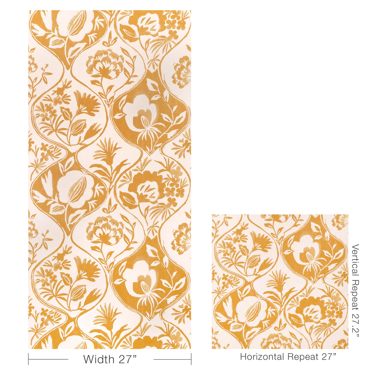 Lee Jofa CALATHEA PAPER GOLD Wallpaper