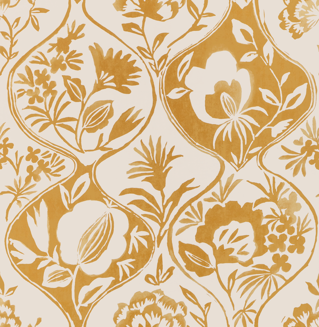 Lee Jofa CALATHEA PAPER GOLD Wallpaper