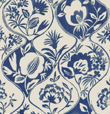Lee Jofa CALATHEA PAPER INDIGO Wallpaper