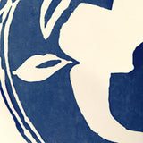 Lee Jofa CALATHEA PAPER INDIGO Wallpaper