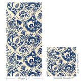 Lee Jofa CALATHEA PAPER INDIGO Wallpaper
