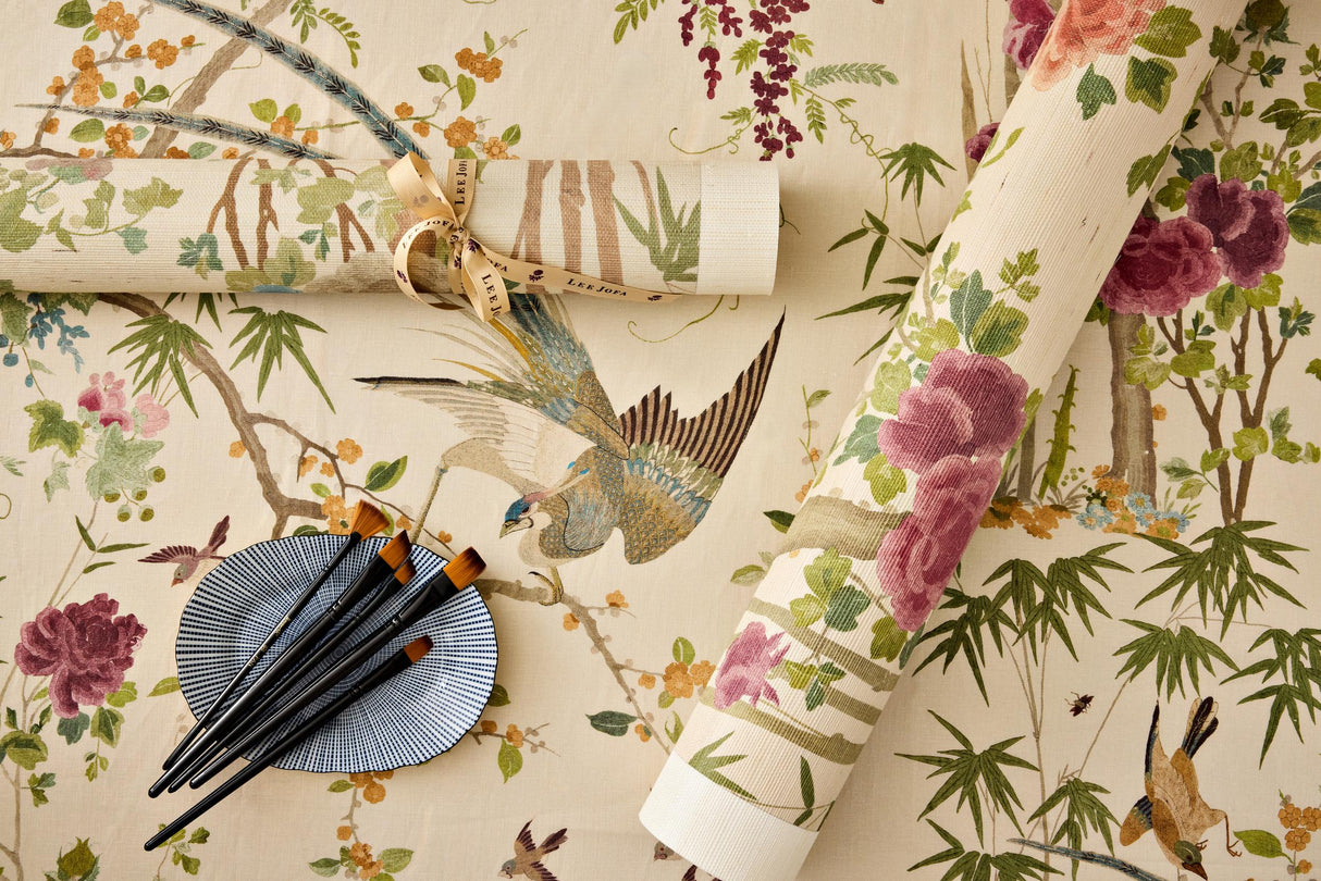 Lee Jofa MANDALAY SISAL AUTUMN Wallpaper