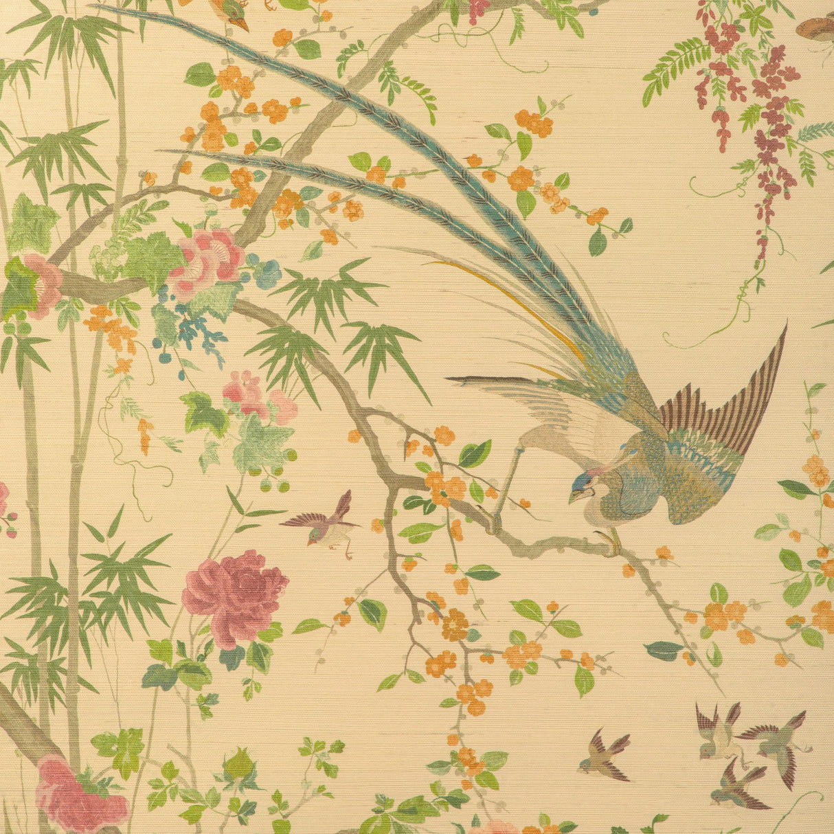 Lee Jofa MANDALAY SISAL AUTUMN Wallpaper