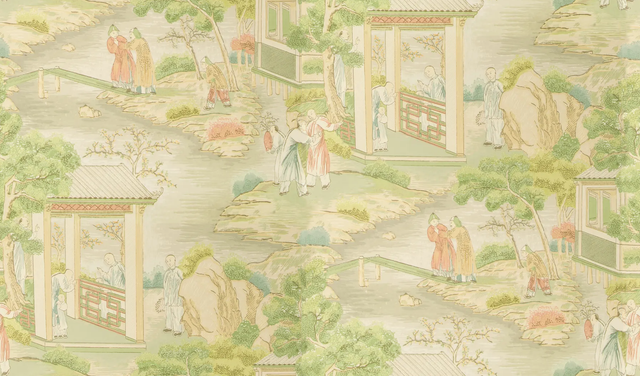 Lee Jofa TARIM RIVER PAPER LEAF Wallpaper