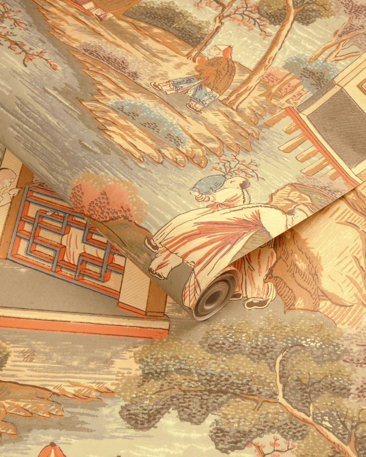 Lee Jofa TARIM RIVER PAPER MULTI Wallpaper