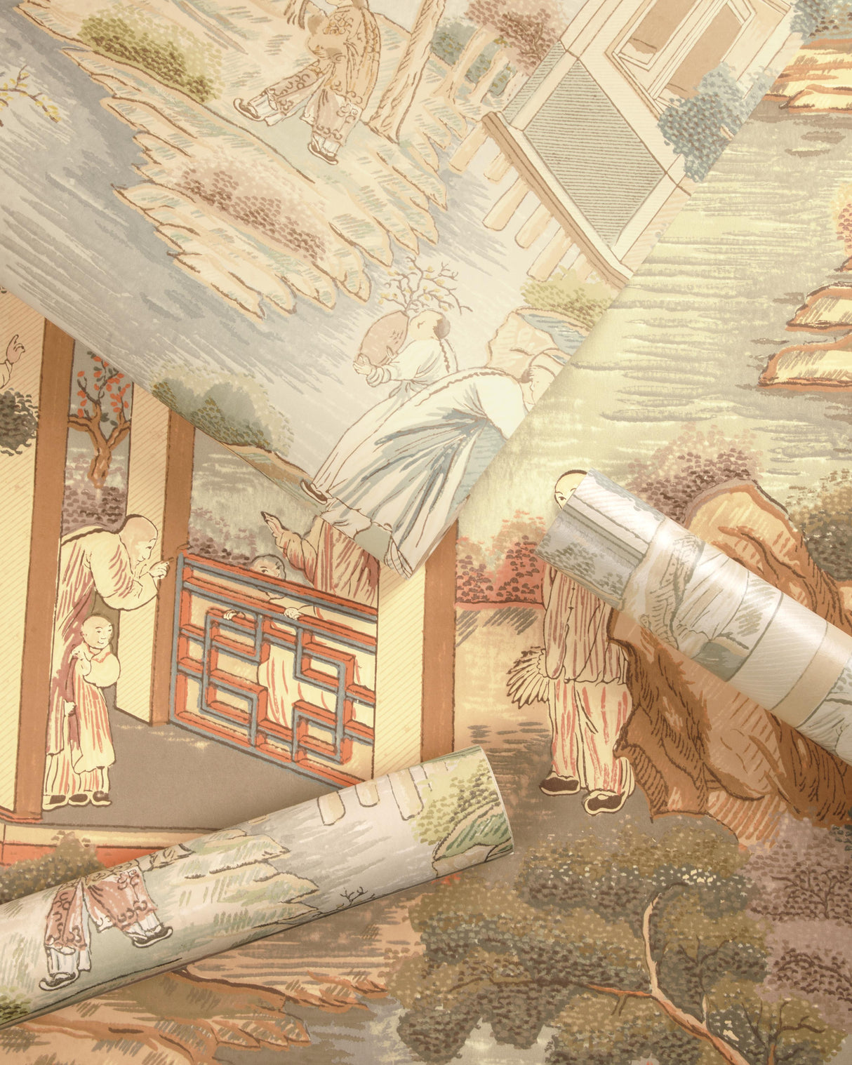 Lee Jofa TARIM RIVER PAPER MULTI Wallpaper