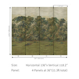 Lee Jofa KINGSLEY MURAL GC VERDURE Wallpaper