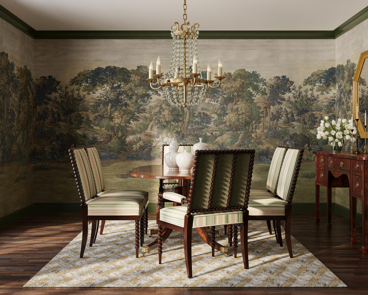 Lee Jofa KINGSLEY MURAL GC VERDURE Wallpaper