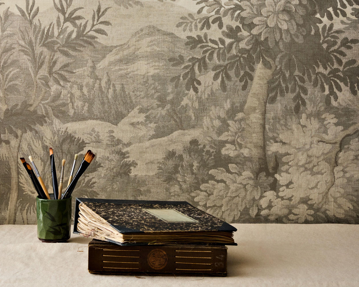 Lee Jofa KINGSLEY MURAL PW BEIGE Wallpaper