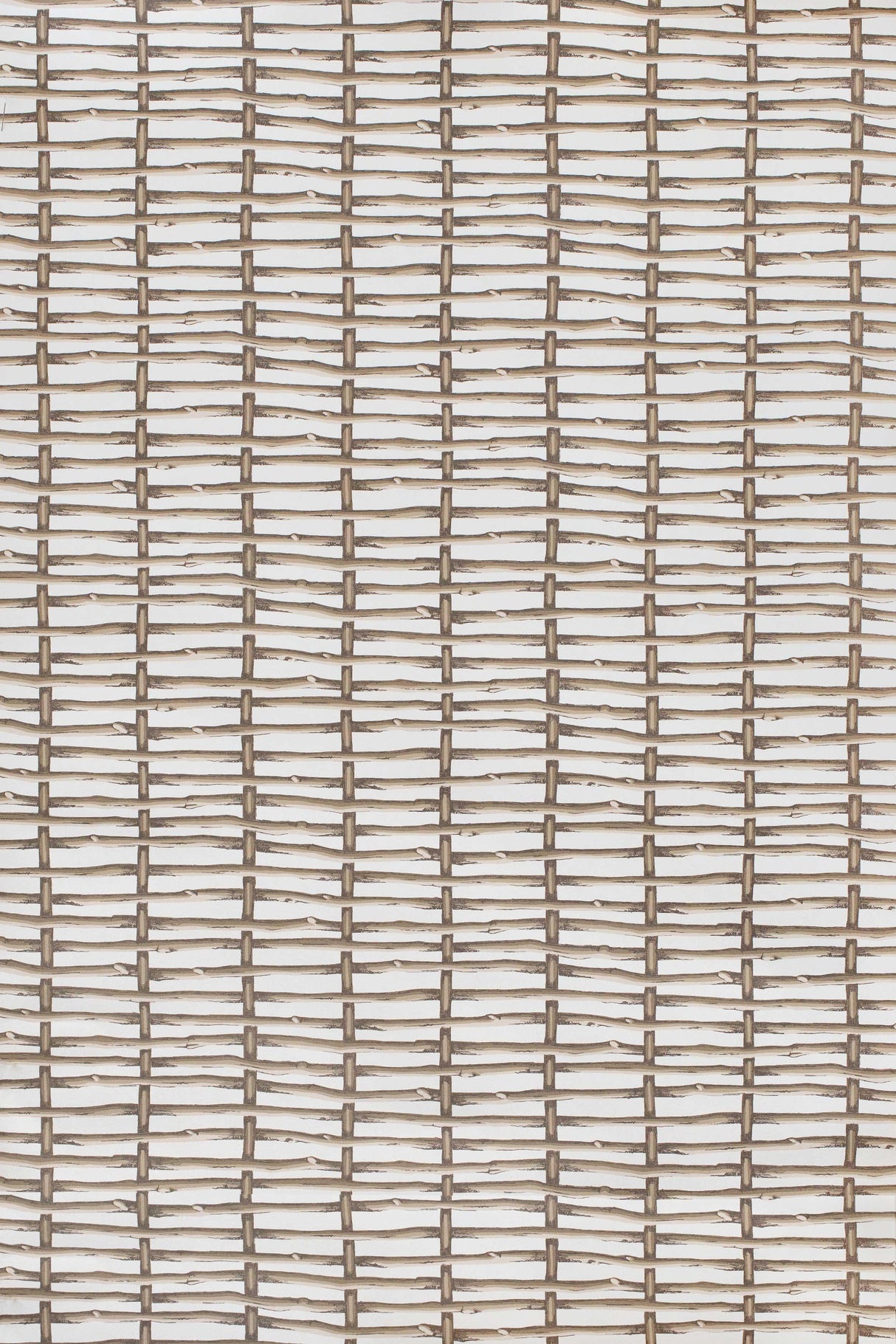 Lee Jofa TWIG FENCE WP BROWN Wallpaper