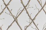 Lee Jofa TWIG TRELLIS WP BROWN Wallpaper