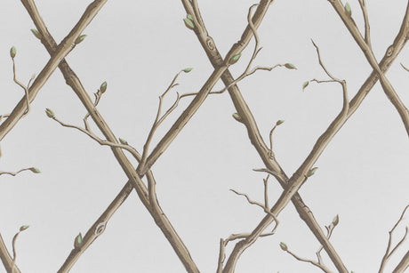 Lee Jofa TWIG TRELLIS WP BROWN Wallpaper