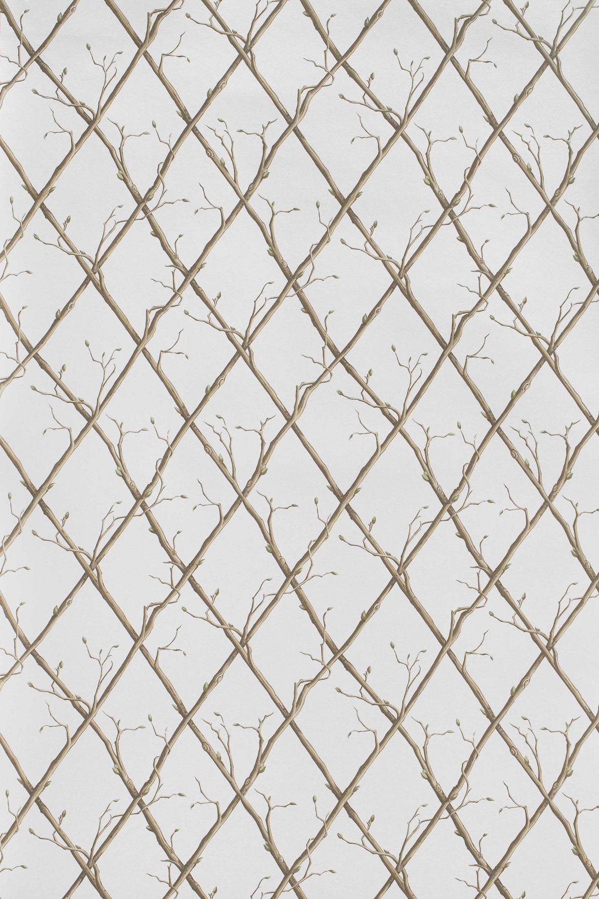 Lee Jofa TWIG TRELLIS WP BROWN Wallpaper