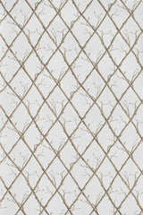 Lee Jofa TWIG TRELLIS WP BROWN Wallpaper