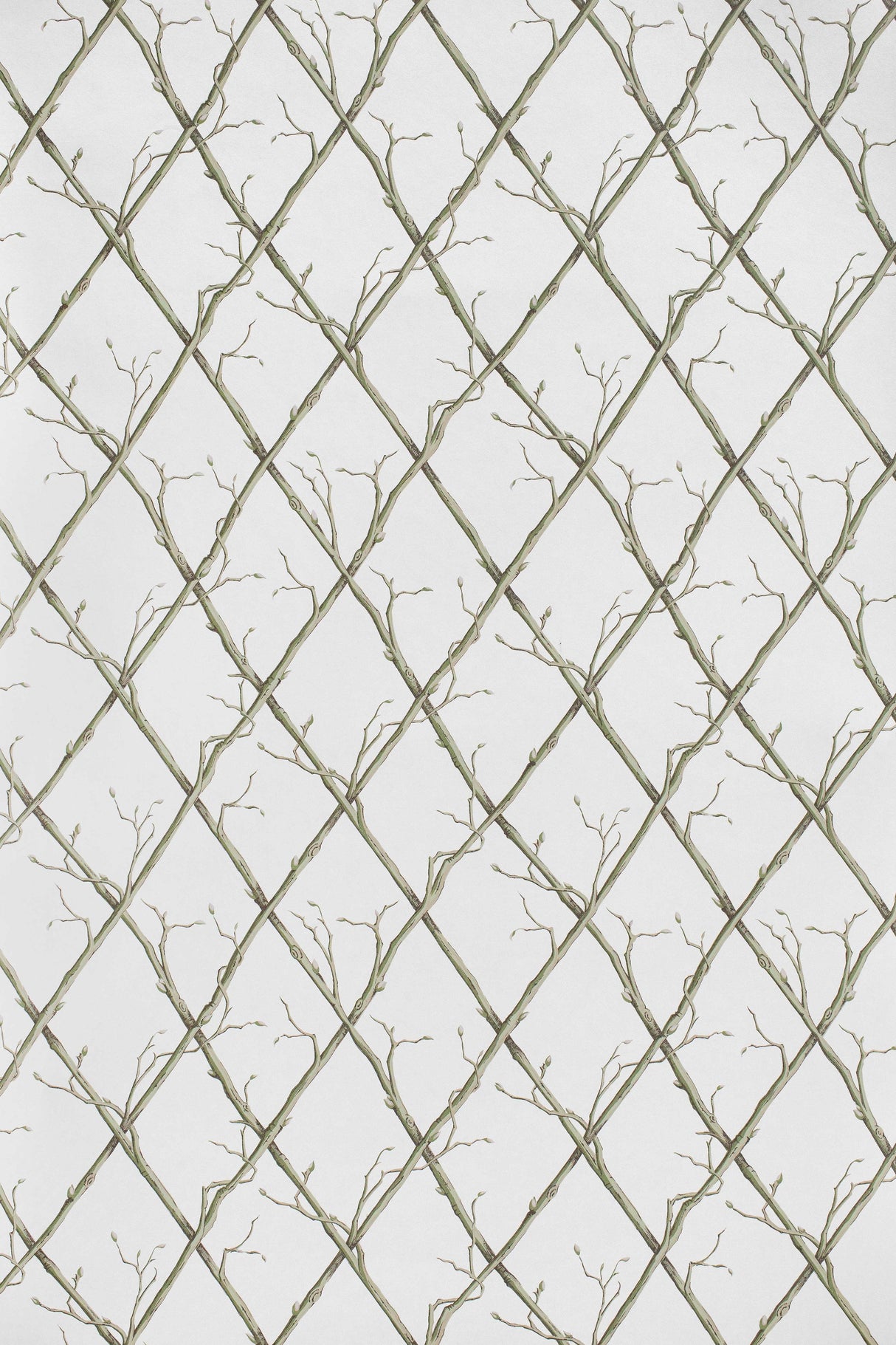 Lee Jofa TWIG TRELLIS WP GREEN Wallpaper