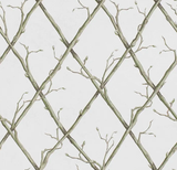 Lee Jofa TWIG TRELLIS WP GREEN Wallpaper