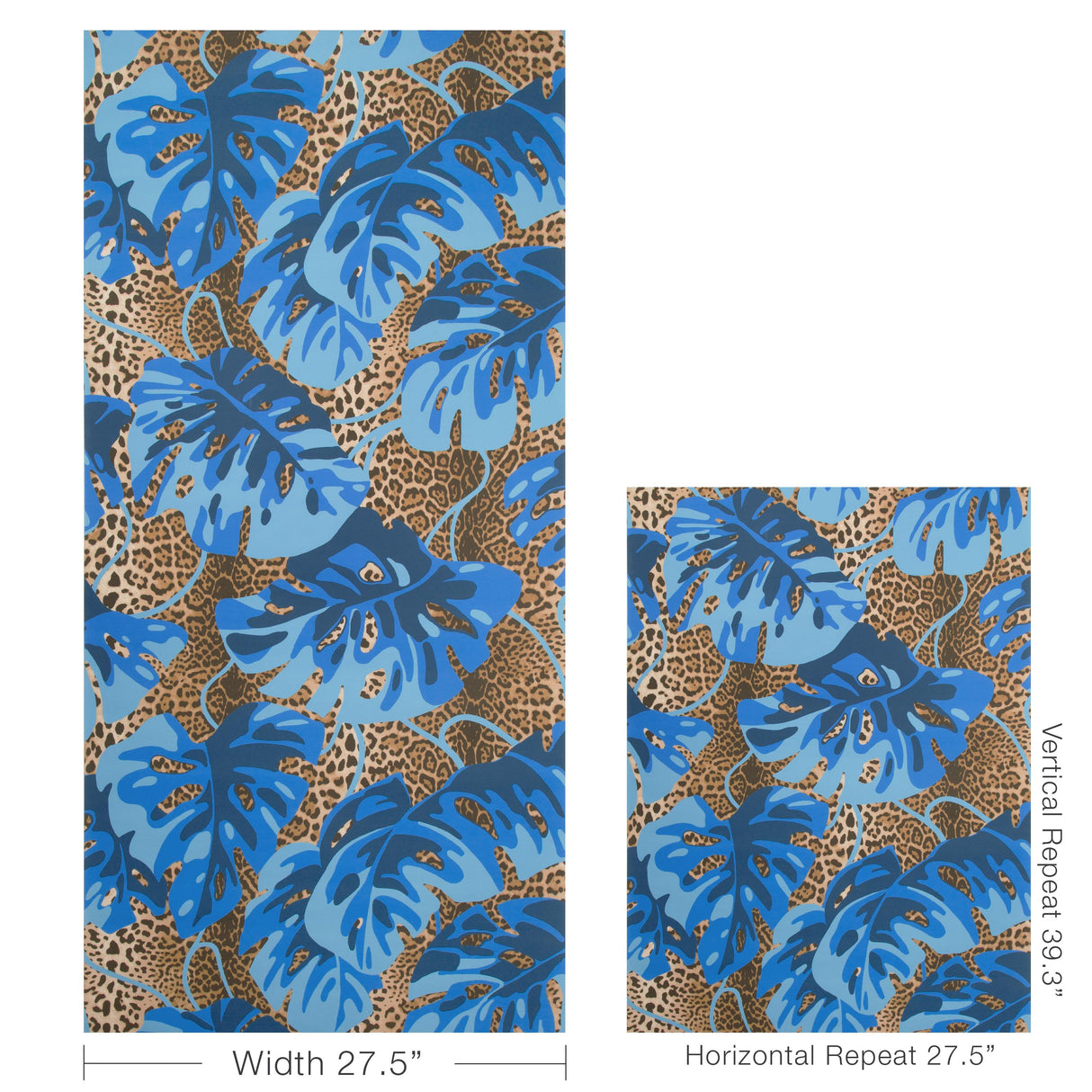 Brunschwig & Fils MAMBO BLUE Wallpaper