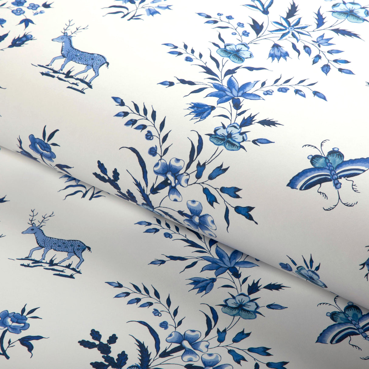 Brunschwig & Fils AUREL SKY/BLUE Wallpaper