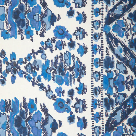 Brunschwig & Fils VISAN NAVY/SKY Wallpaper