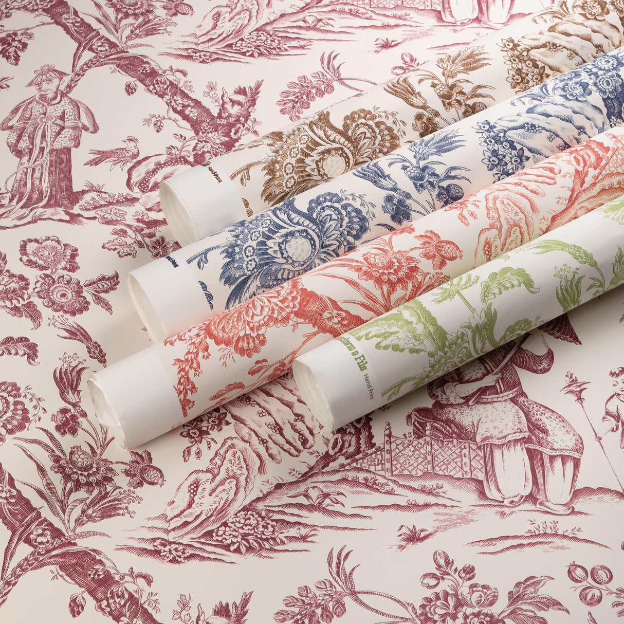 Brunschwig & Fils MARCEL AUBERGINE Wallpaper