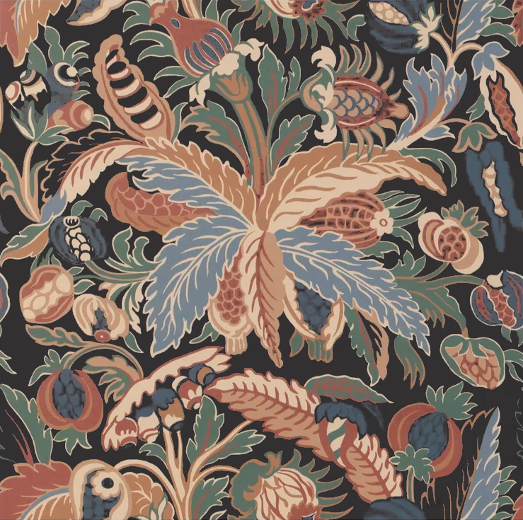 Brunschwig & Fils VILLARS EBONY Wallpaper