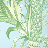 Brunschwig & Fils BIRD AND THISTLE II SKY Wallpaper