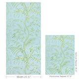 Brunschwig & Fils BIRD AND THISTLE II SKY Wallpaper