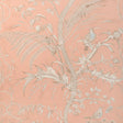 Brunschwig & Fils BIRD AND THISTLE II PEACH Wallpaper