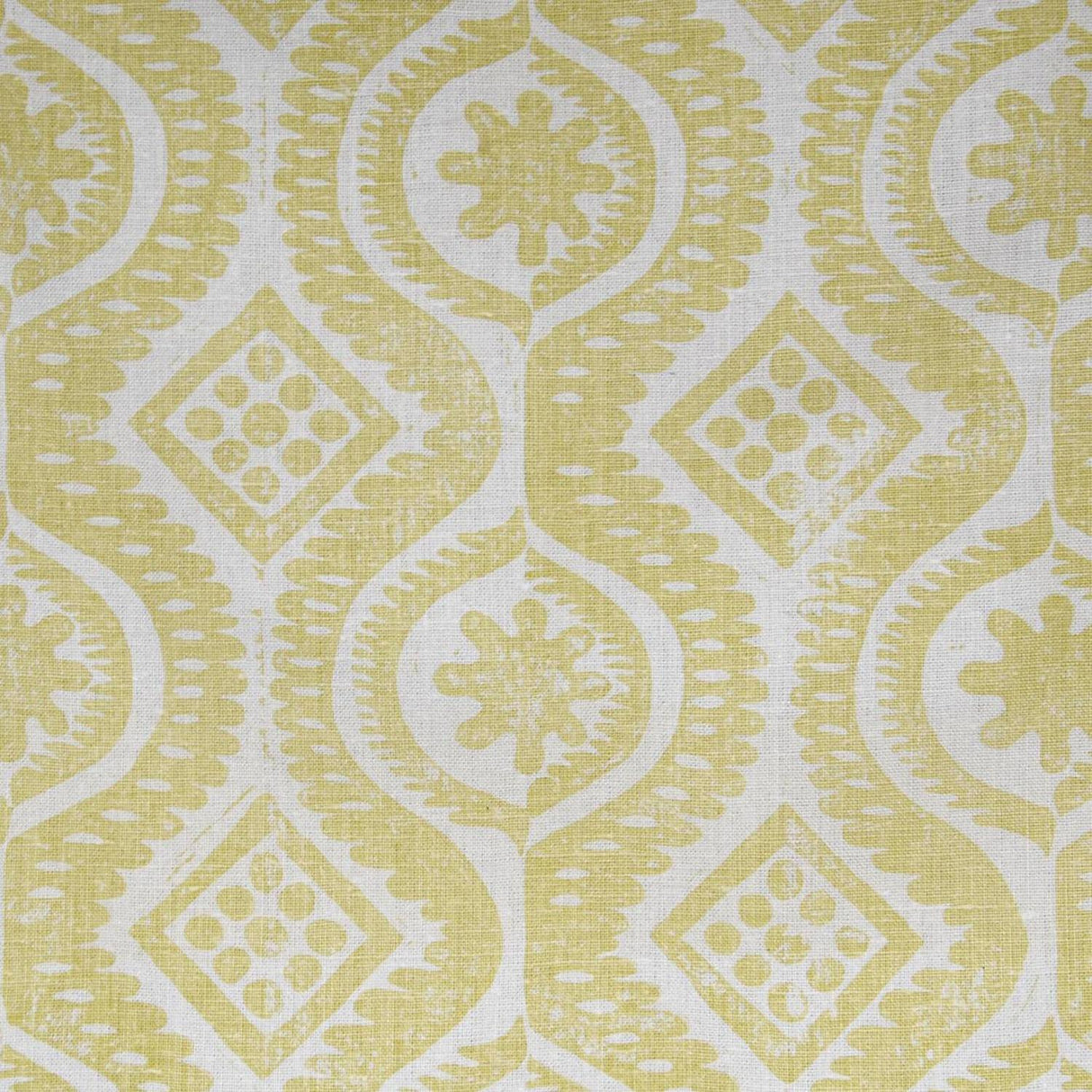 Lee Jofa DAMASK YELLOW Wallpaper