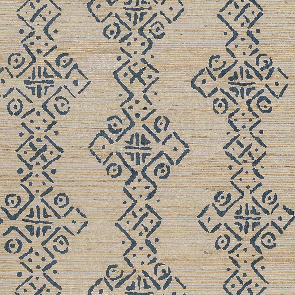 Lee Jofa MALI GRASSCLOTH INDIGO Wallpaper