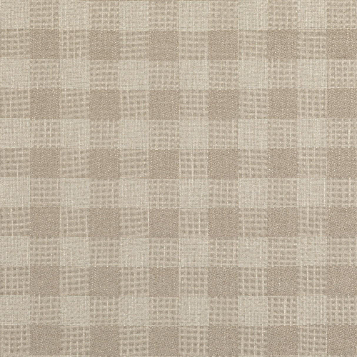 Baker Lifestyle BLOCK CHECK STONE Upholstery Fabric