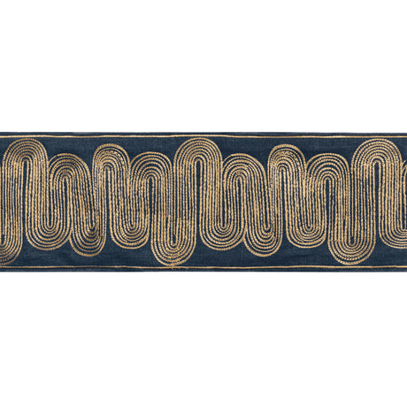 Kravet ISCHIA TAPE GOLD/NAVY Trim