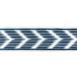 Kravet CHEVRON VELVET TAPE INK Trim