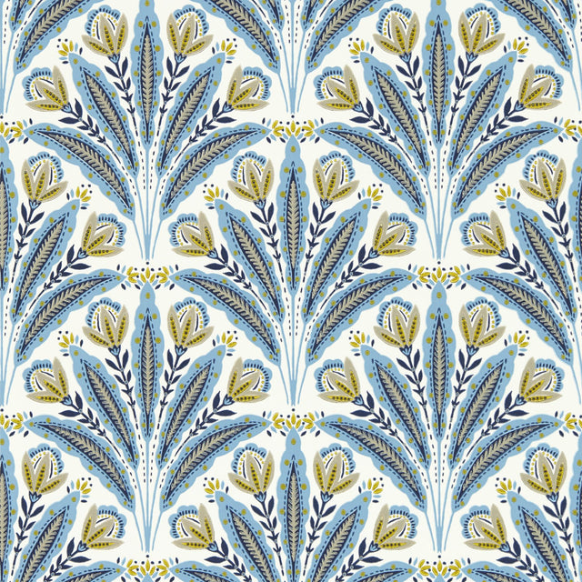 Clarke & Clarke ATTINGHAM DENIM WP Wallpaper