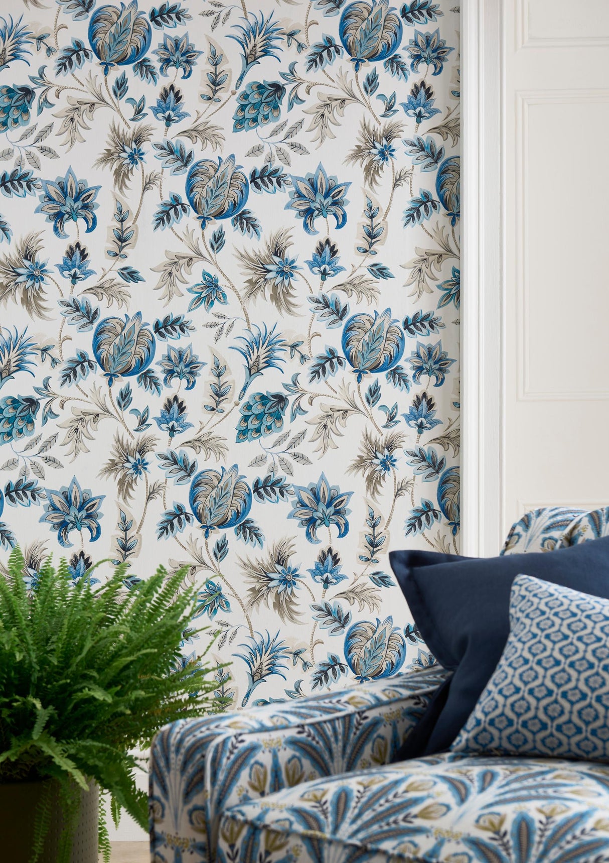 Clarke & Clarke SIZERGH DENIM WP Wallpaper