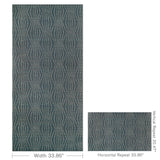Kravet PUKA BLUE STEEL Wallpaper