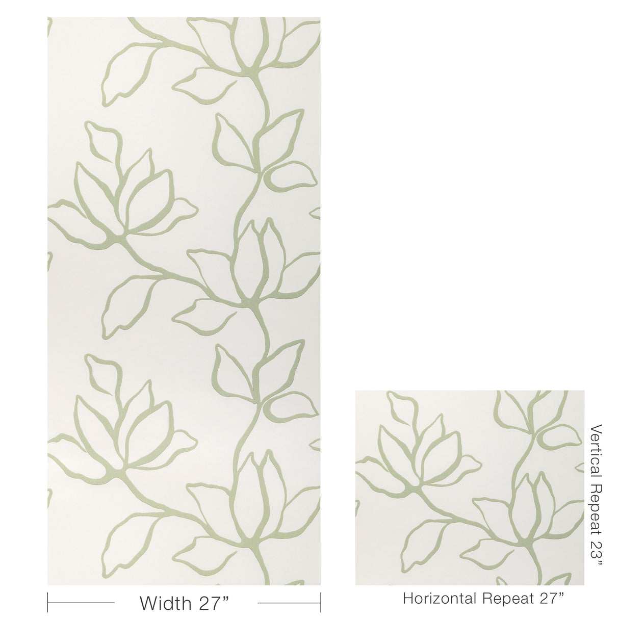 Kravet FLORAL SKETCH WP SAGE Wallpaper