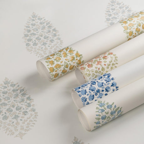 Kravet ATELIER PAISLEY WP LAPIS Wallpaper