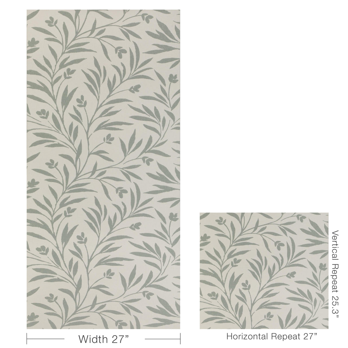 Kravet WISPY VINES WP JADE Wallpaper
