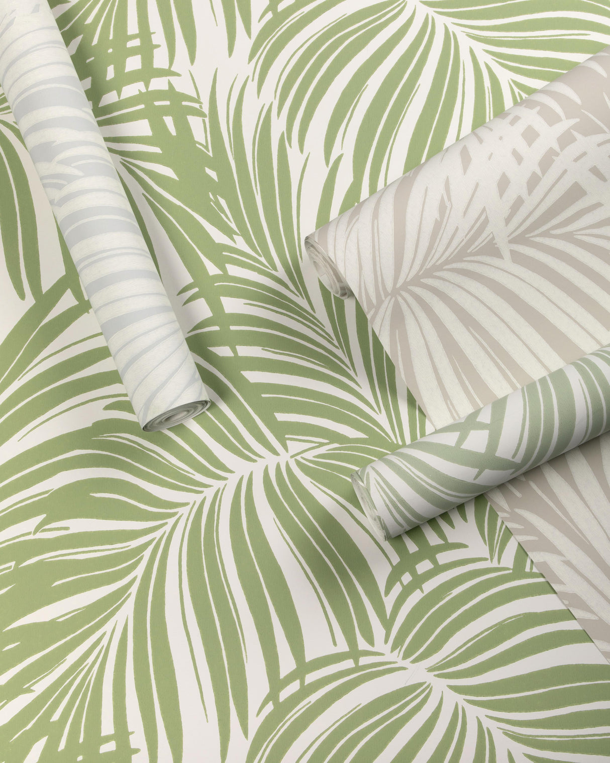 Kravet PALM LEAF WP LIGHT GREEN Wallpaper