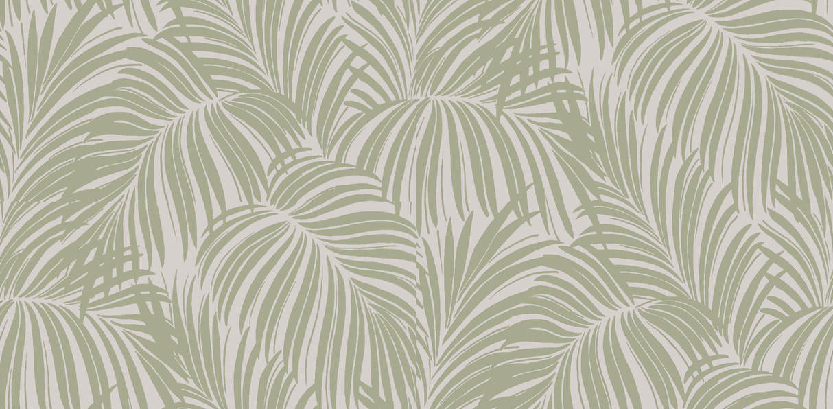 Kravet PALM LEAF WP LIGHT GREEN Wallpaper