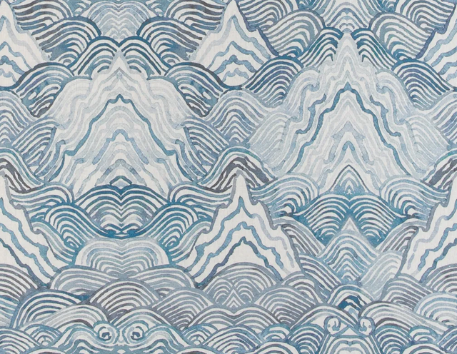 Kravet SHANGRI LA WP INDIGO Wallpaper