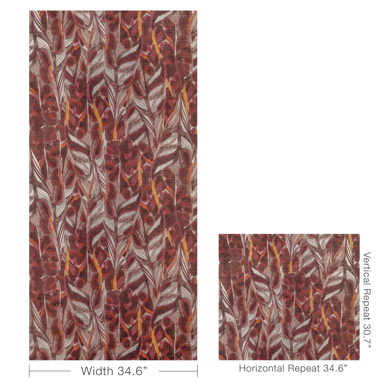 Kravet CASPIA WP MULBERRY Wallpaper
