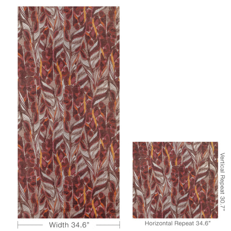 Kravet CASPIA WP MULBERRY Wallpaper