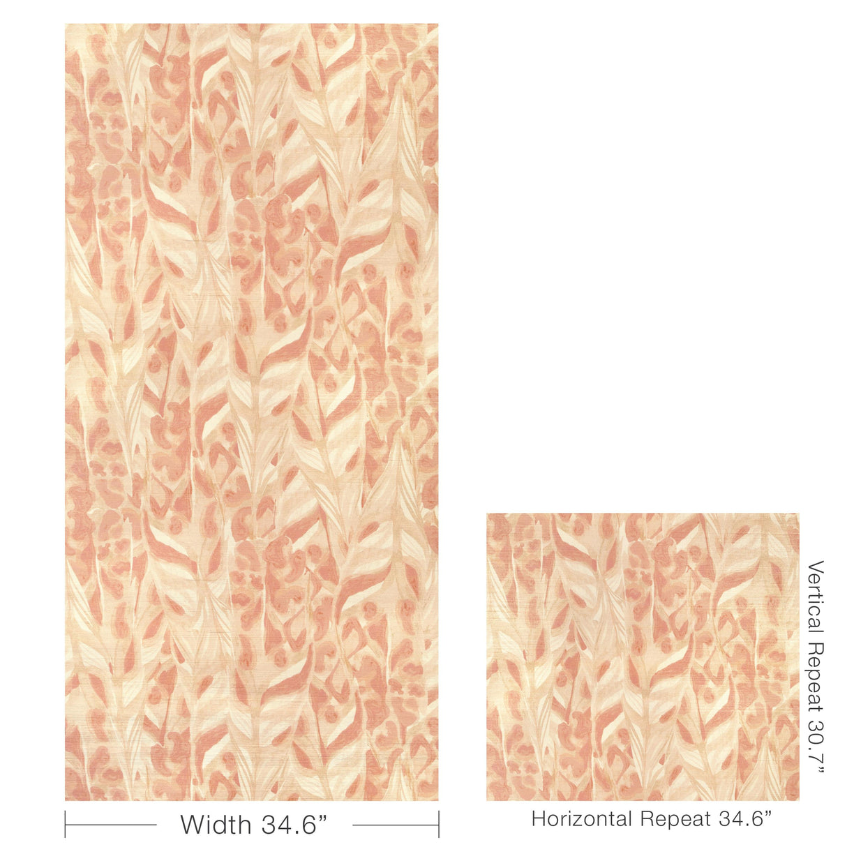 Kravet CASPIA WP PERSIAN ROSE Wallpaper