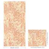 Kravet CASPIA WP PERSIAN ROSE Wallpaper