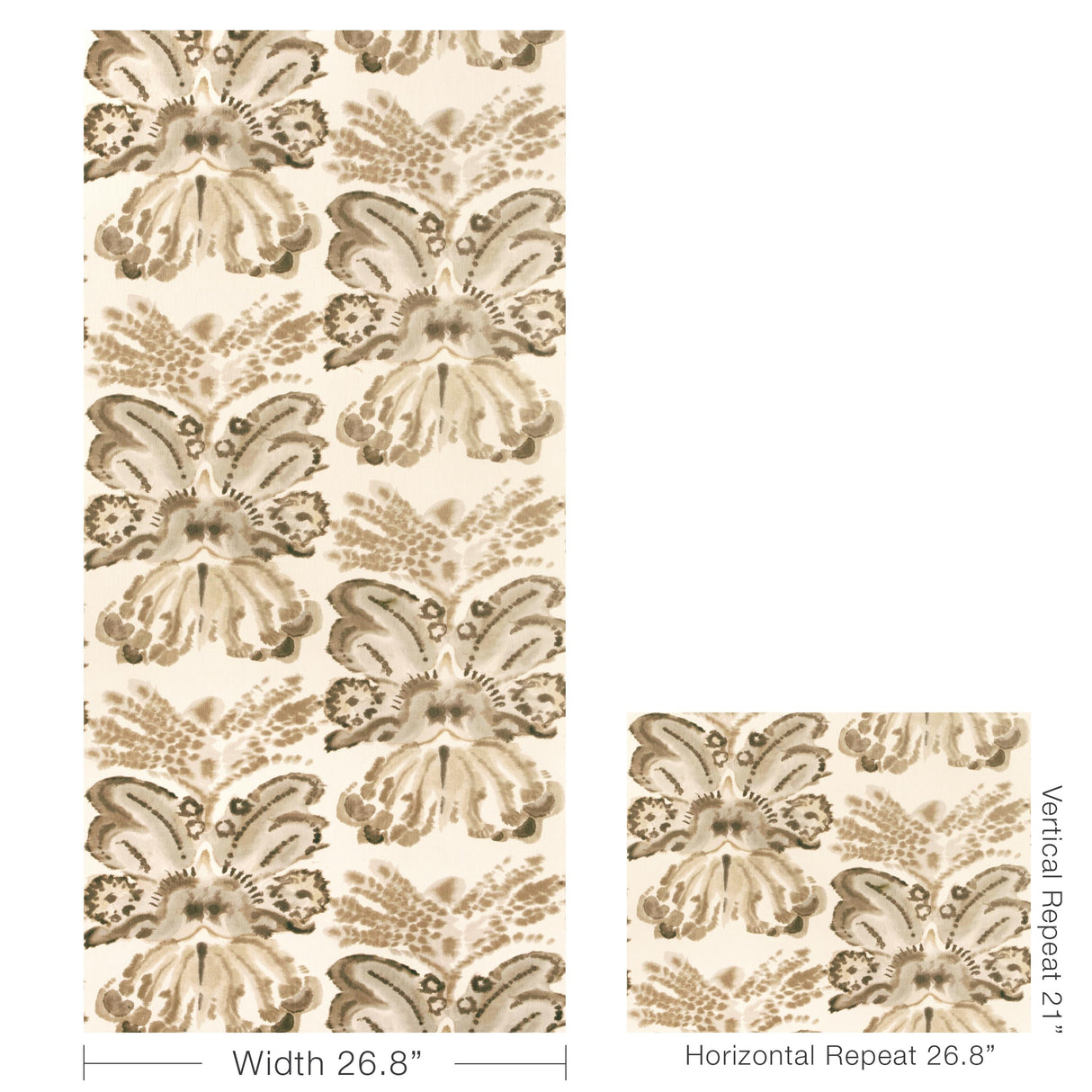 Kravet RORSCHACH WP NATURAL Wallpaper